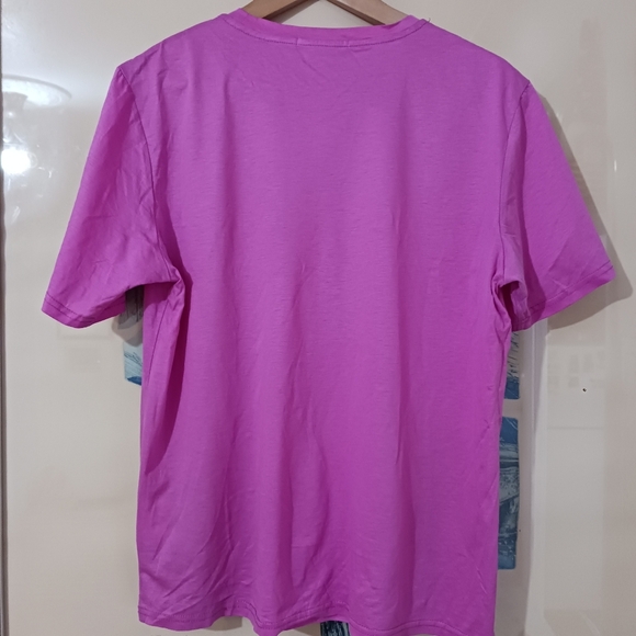 Fendi Pink T-Shirt  size L - Picture 3 of 6